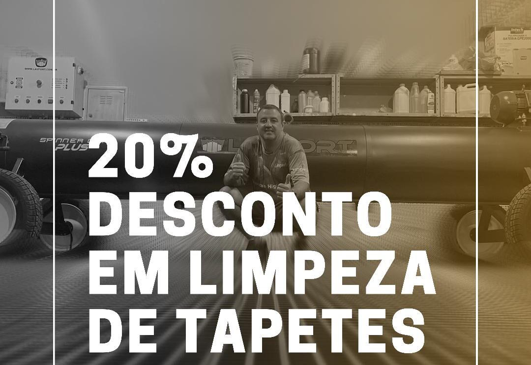 Obtenha desconto na limpeza de tapetes