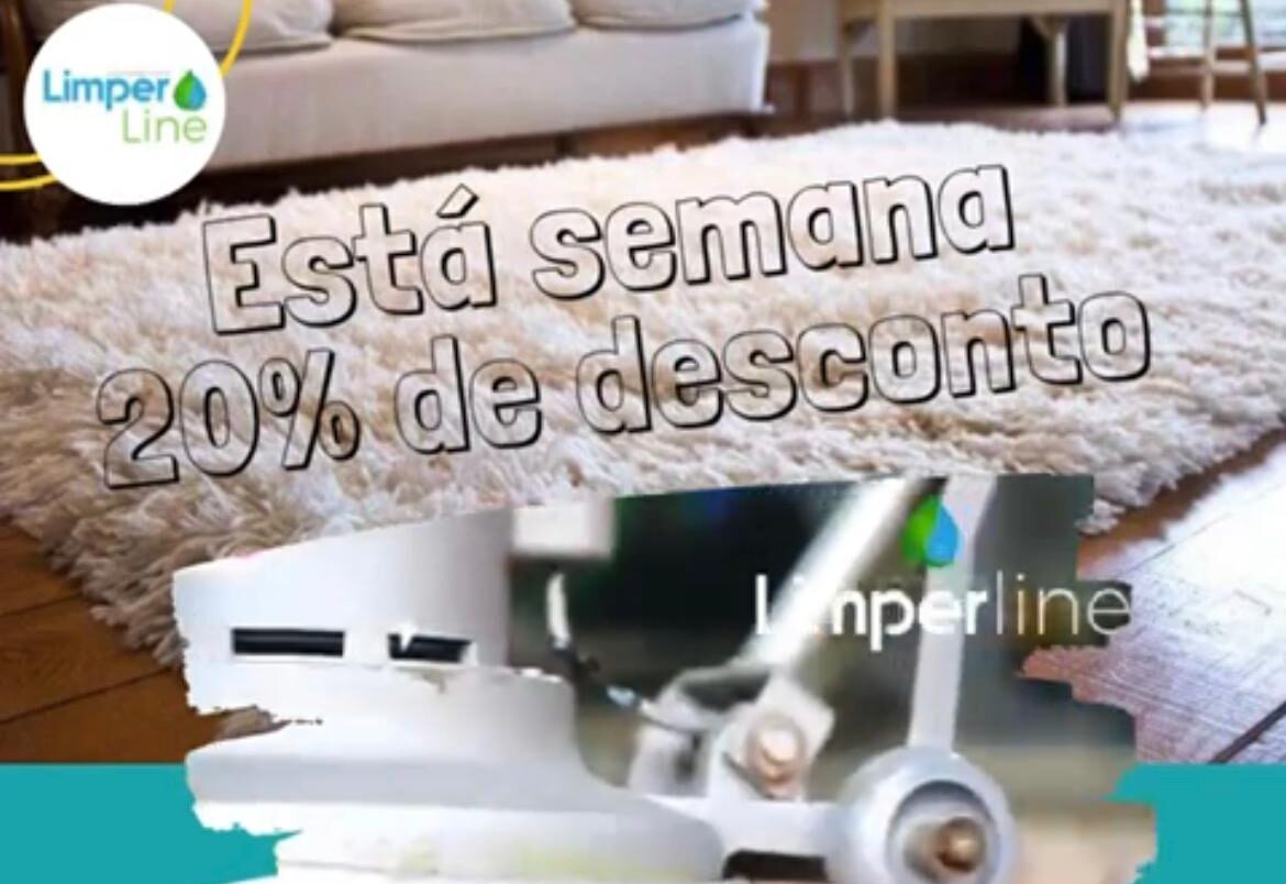 Promoção em limpeza de tapete