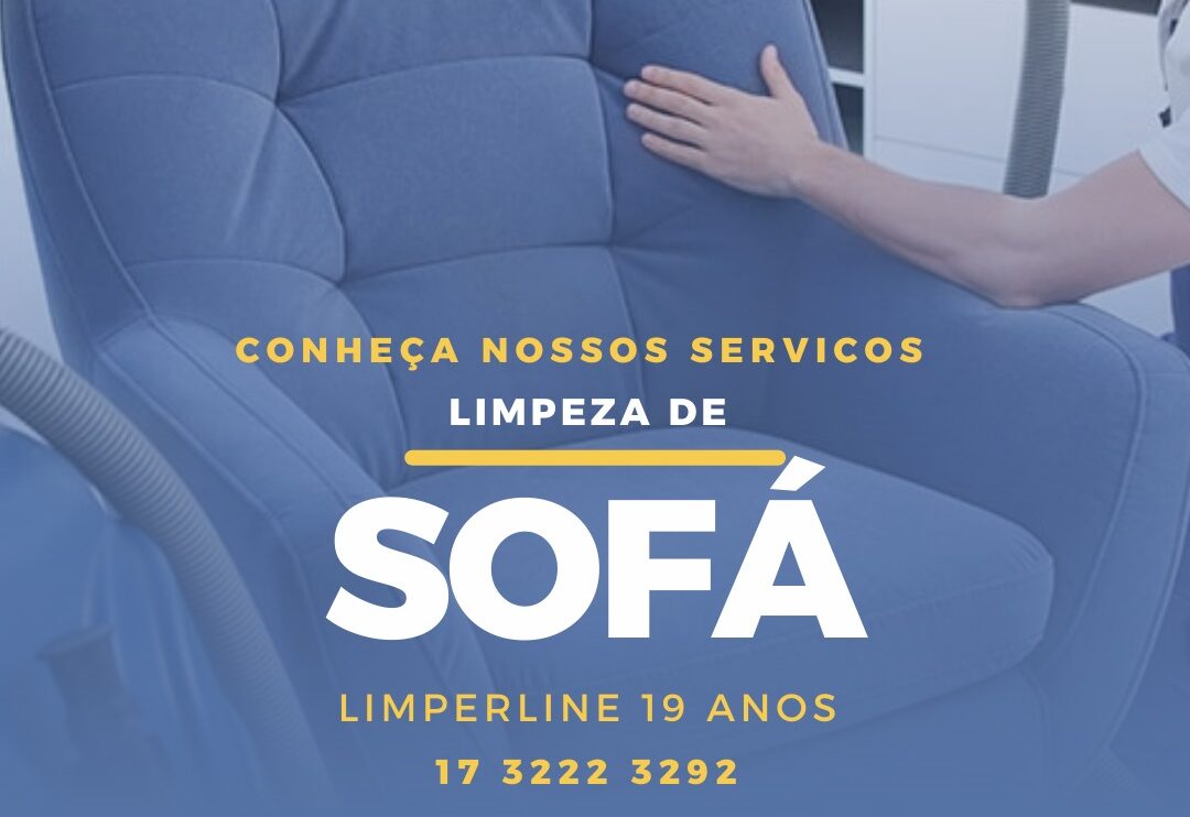 limpeza de sofá